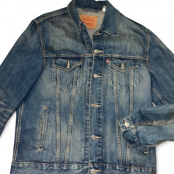Levi's Blue Denim Vintage Jacket - Picture 2 of 4